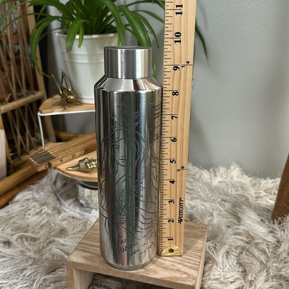 Starbucks Silver 50th Anniversary Mermaid Stainless Steel Water Bottle 20 oz - Picture 13 of 17